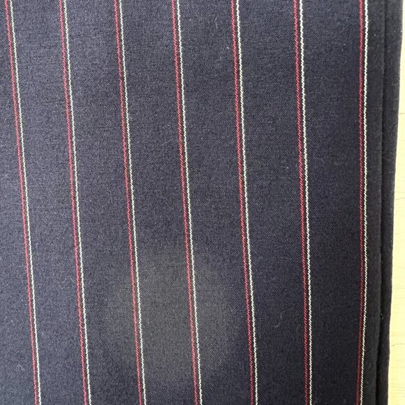 Rag and Bone Pants Womens Size 4 Navy Stripe Simone Snap Pant High Rise Career - Picture 9 of 16